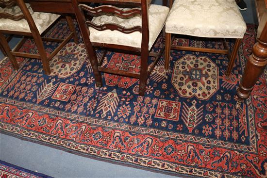 A Persian woollen carpet